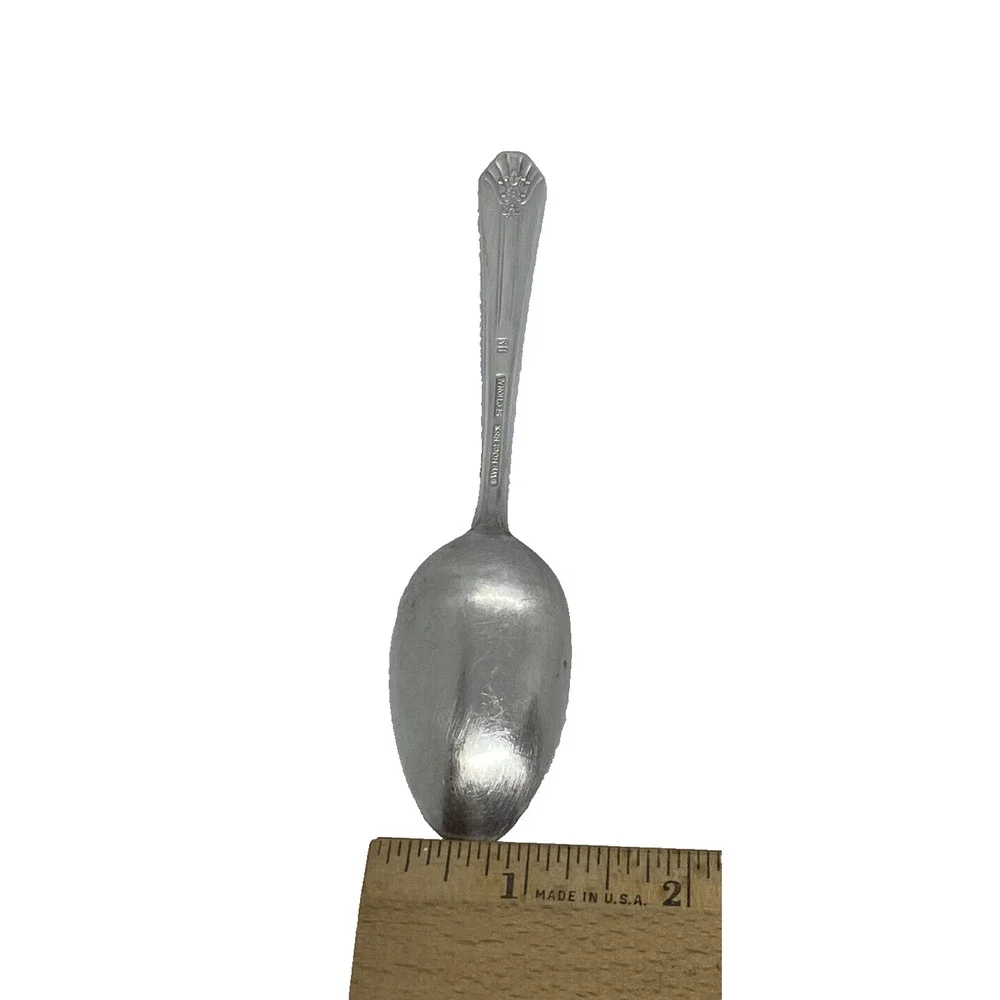 1939 Oneida Wm Rogers Sectional Silver Plate 6” Teaspoon Gloss Imperial Pattern